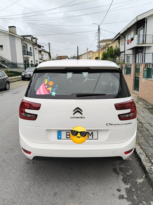 Citroen 2021 C4 Spacetourer Branco 1.5 Blue HDI diesel 7 lugares
