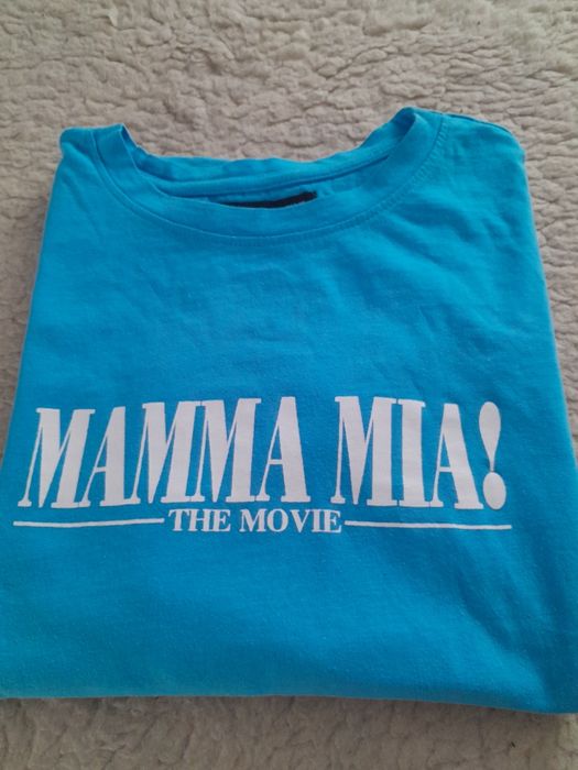 Niebieska bluzka T-shirt damska
