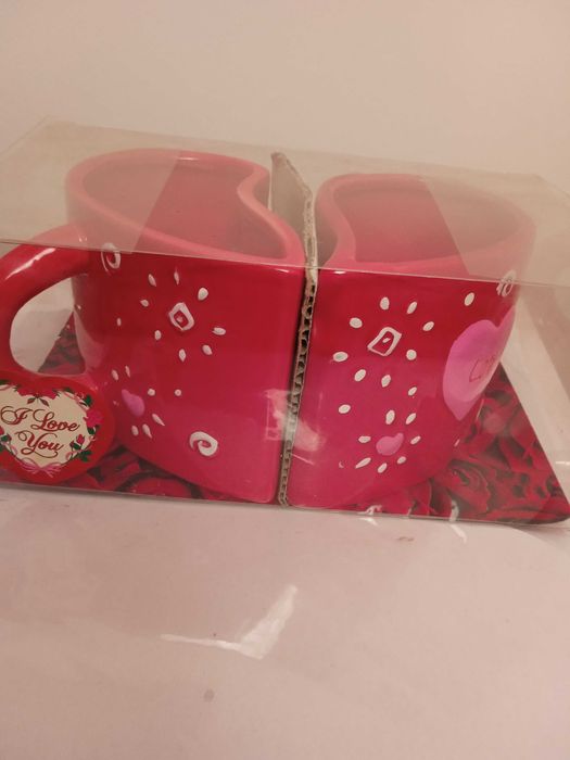 Kubki dla zakochanych -serduszko