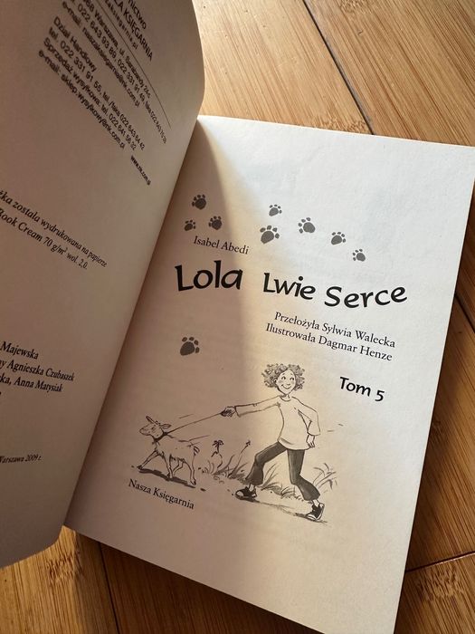 Lola Lwie Serce Tom 5 Isabel Abedi książka dla dzieci