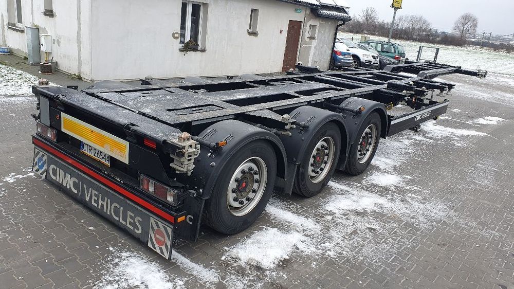 CIMC SC 03  OVRIGA CIMC SC 03 20/30/40/45, WYNAJEM, podnoszona oś, podkontenerowa