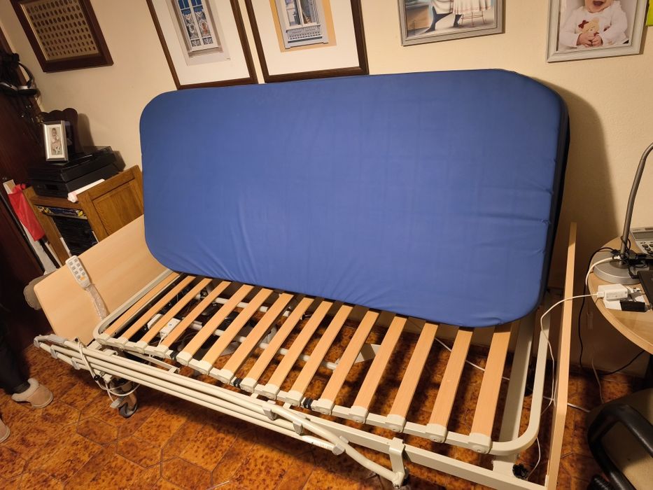 Cama articulada elétrica + colchão