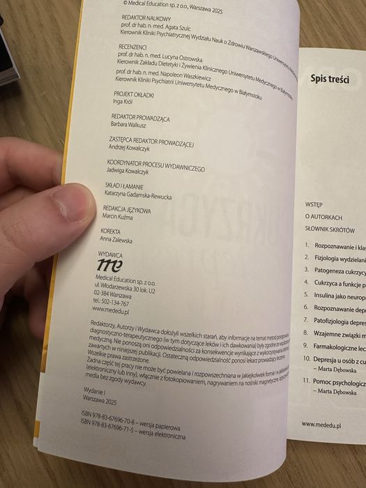 Szulc, cukrzyca i depresja