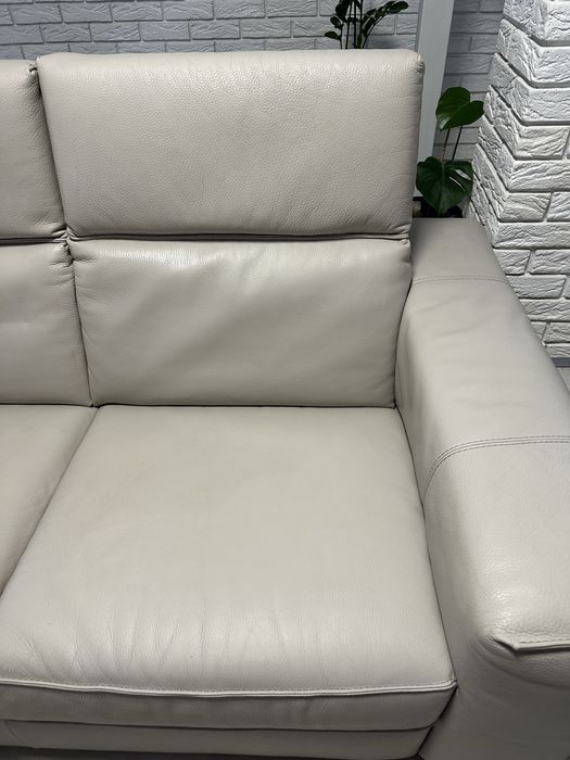шкіряний диван Natuzzi  з Бельгії. Натуральна шкіра.