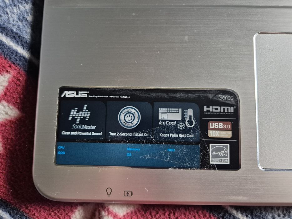 Laptop Asus K751l - Dysk SSD Crucial BX500 1TB CT1000BX500SSD1
