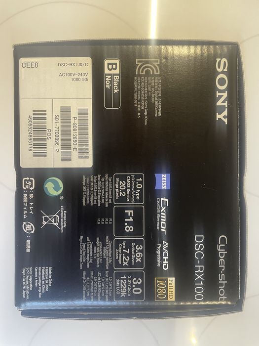 Aparat cyfrowy Sony Cyber-Shot DAC-RX100