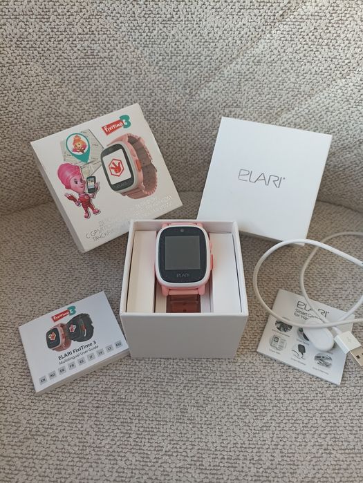 Дитячий смарт-годинник ELARI FixiTime 3 GPS, дзвінки, камера, як новий