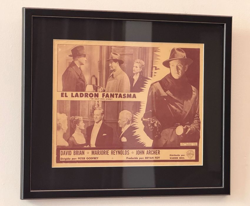 Kolekcjonerski plakat filmowy "El ladrón fantasma" (1950)