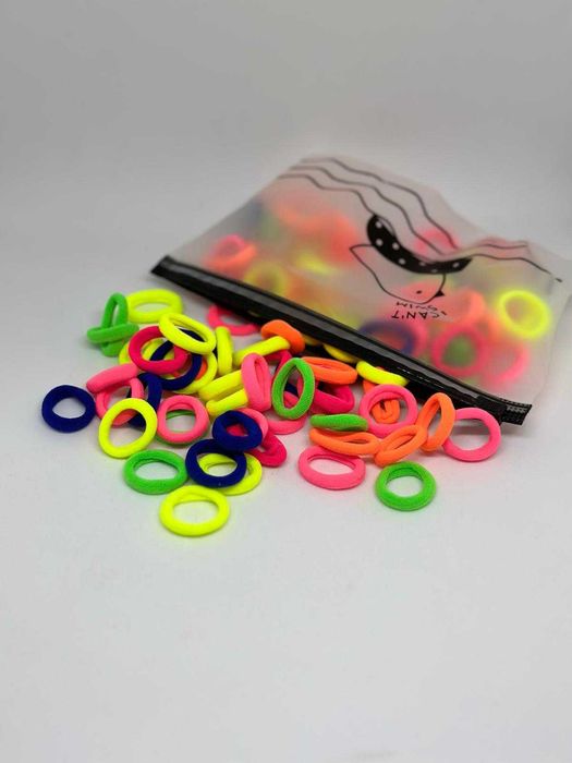 Zestaw gumeczek do włosów dla dziewczynki mix kolorów kod 599