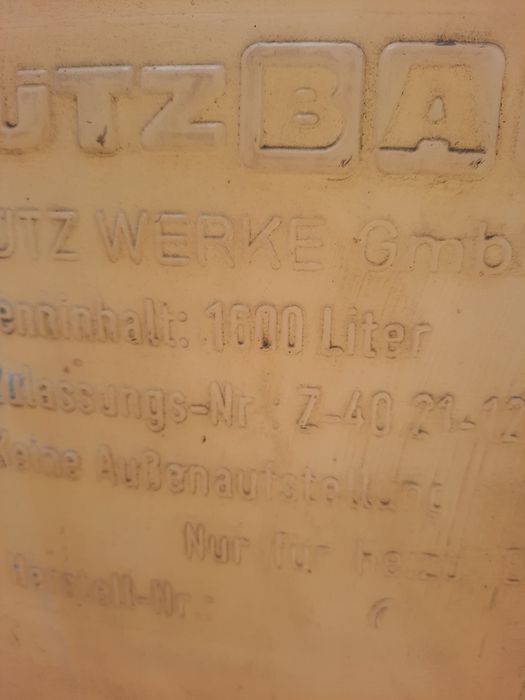 Zbiornik na paliwo, olej opałowy