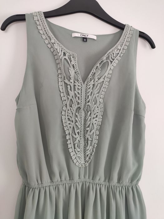 Sukienka Boho only khaki 36 wesele