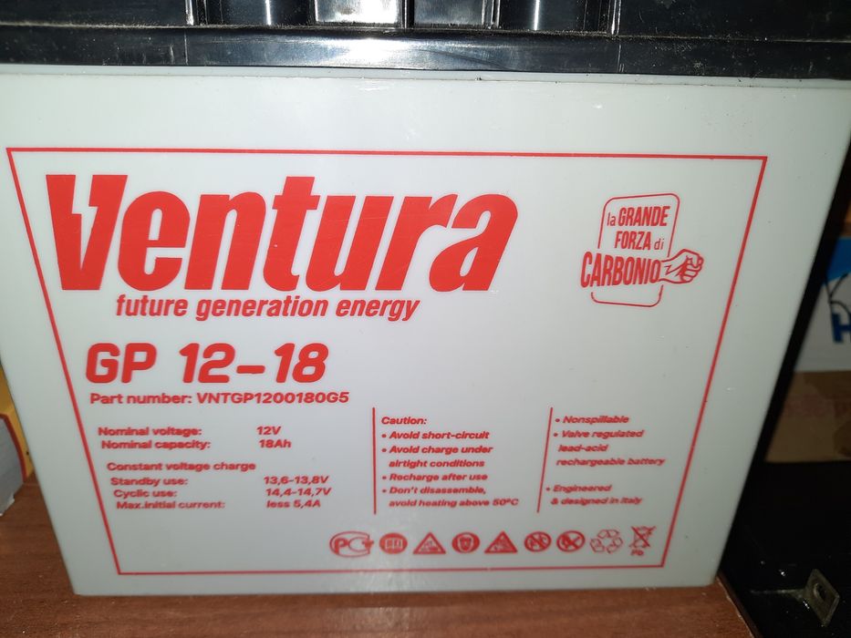 Акумулятори Ventura GP 12-18