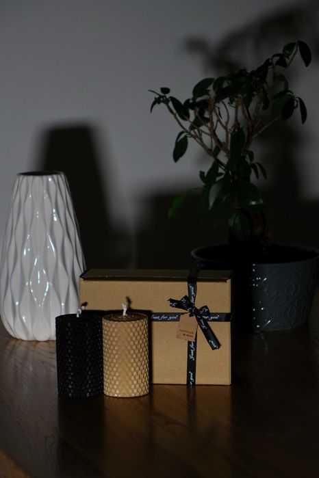 Świece z naturalnego wosku