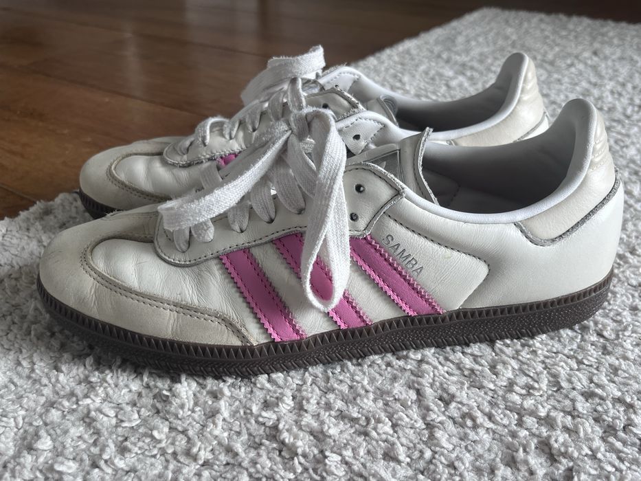 Addidas Samba biało-różowe