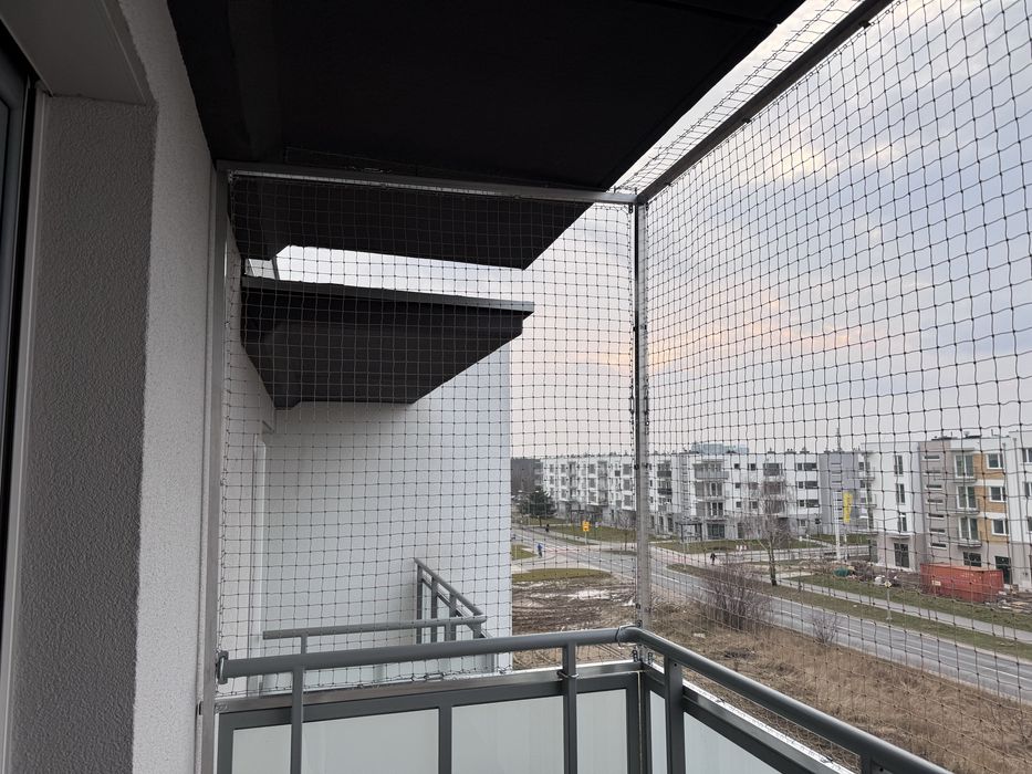 Siatka na balkon/dla kota/przeciwko gołębiom/montaż siatki
