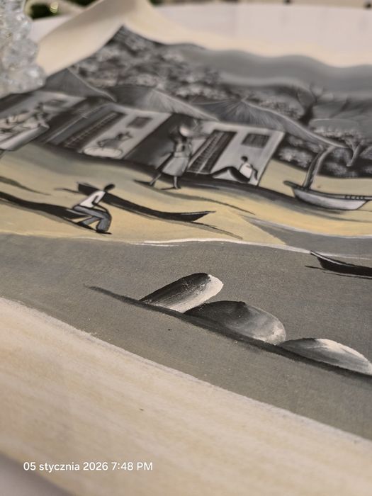 Płótno obraz Afryka nocą 63cmx37cm