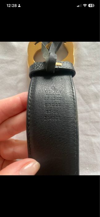Pasek Gucci naturalna skora