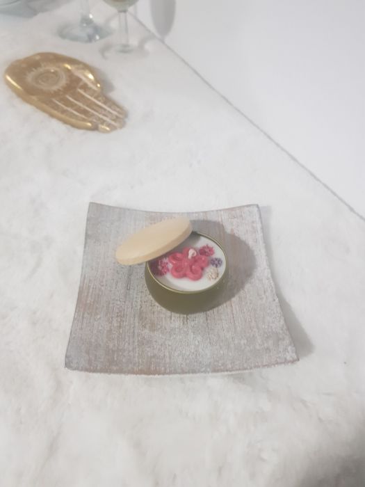 Velas artesanais potes metal