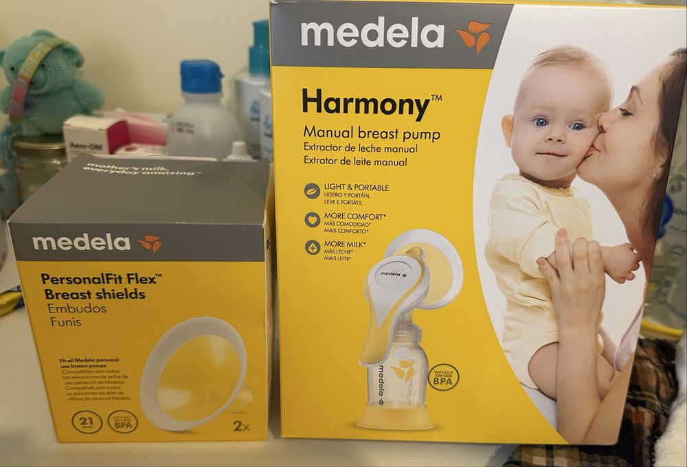 Vendo bomba tira-leite eléctrica, manual e conchas