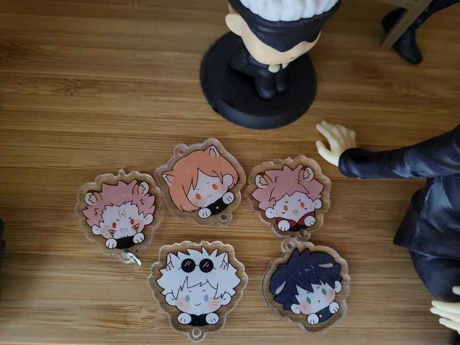 Аніме Магічна битва фігурки Годжо-сатору та Гето-сугуру Jujutsu Kaisen