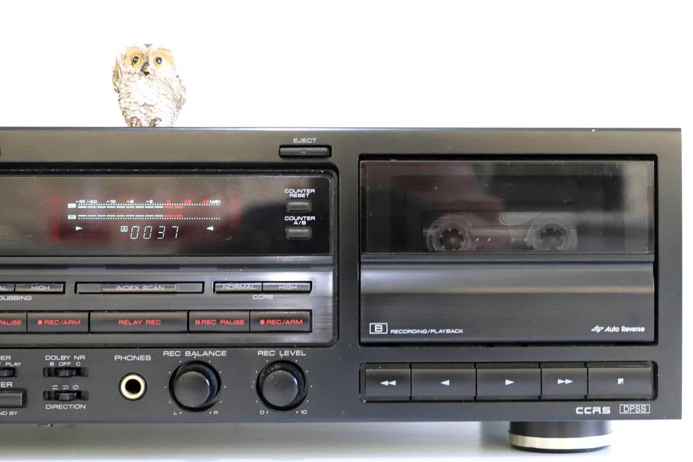 Kenwood KX-W8030 Duplo Tape Deck Cassetes autoreverse