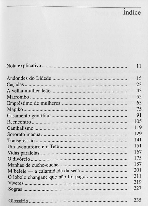 Tabus e Vivências MOÇAMBIQUE