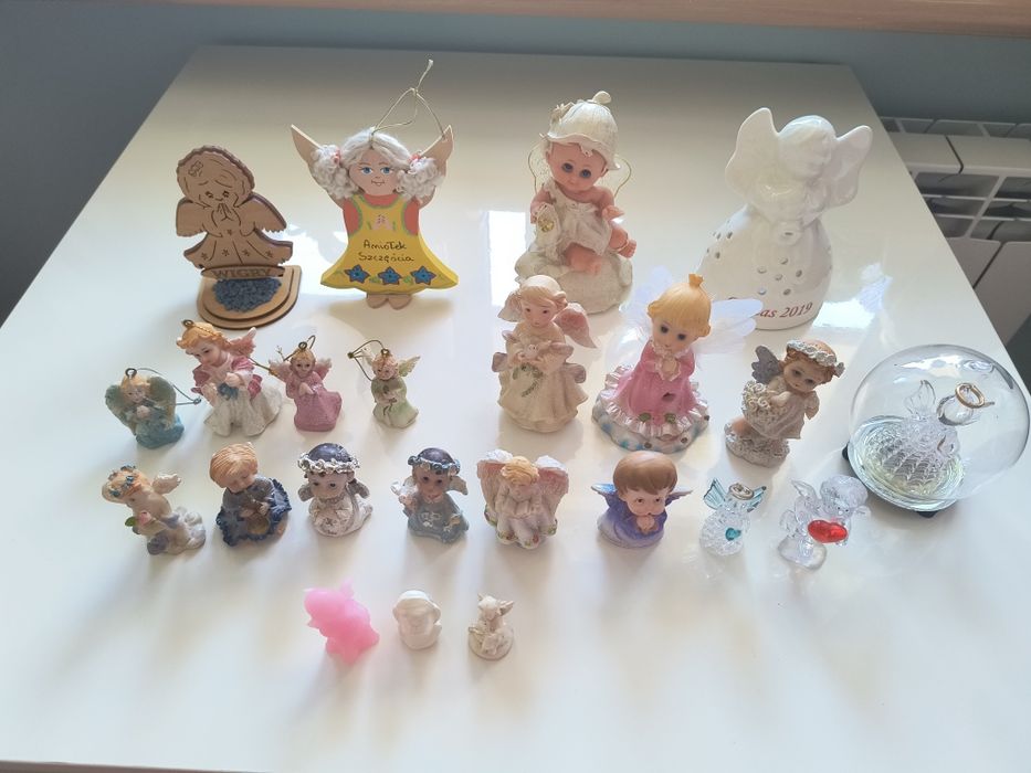 Aniołki figurki różne