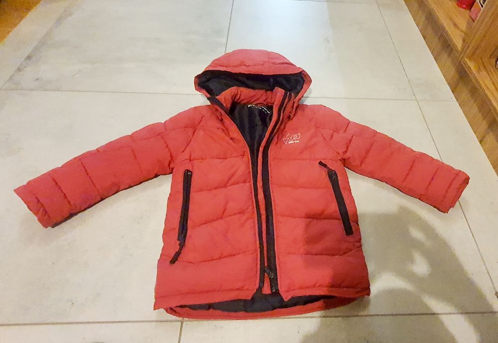 Windy peak ciepła kurtka na zimno i wiatr dziewczęca czerwona