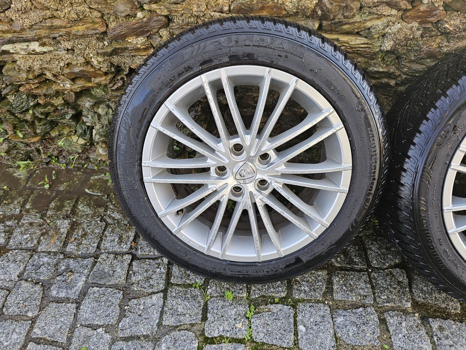 Jantes 17 5×112 Audi VW Seat Skoda Mercedes com pneus 225/50R17
Possí