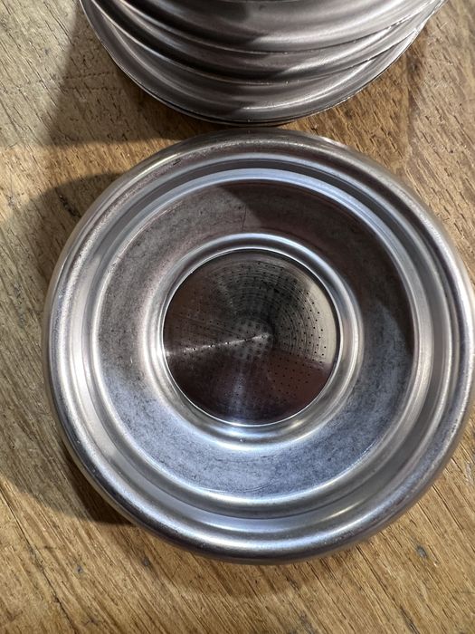 Lote de 12 filtros metálicos para máquina de café – Novos
