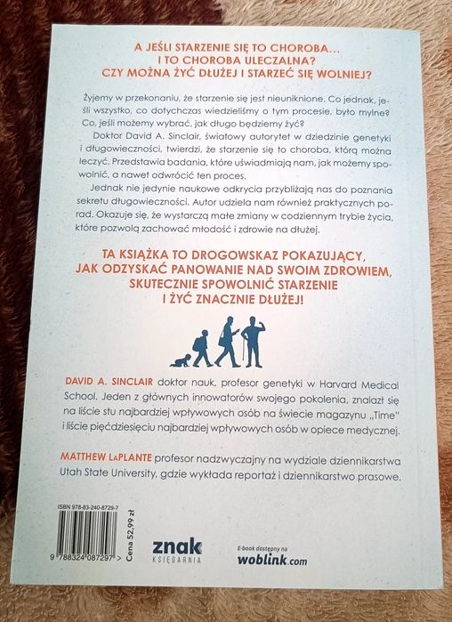 Jak żyć długo - Dr David A.Sinclair, Matthew LaPlante