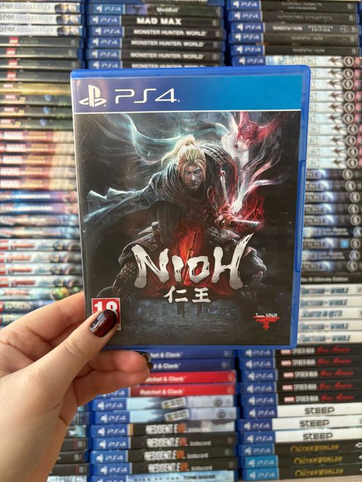 Гра Nioh на ps4, диск з грою на пс 4, ліцензія