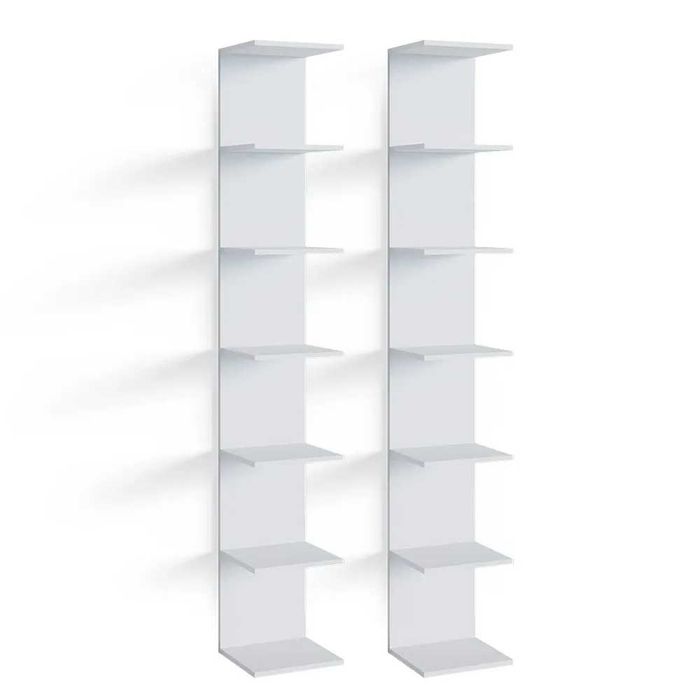 Zestaw 2 półek ściennych Vicco Paolo 30 × 190 cm, biały