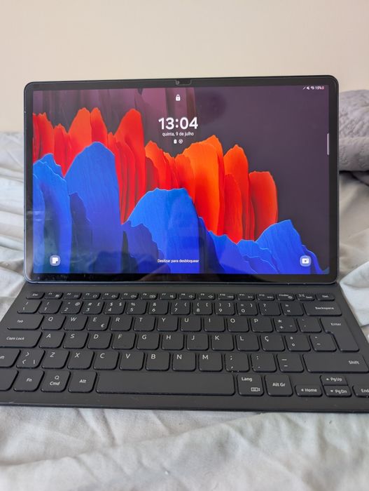 Vendo Samsung Galaxy Tab S7+(plus)  128GB + Capa Teclado – Excelente Estado