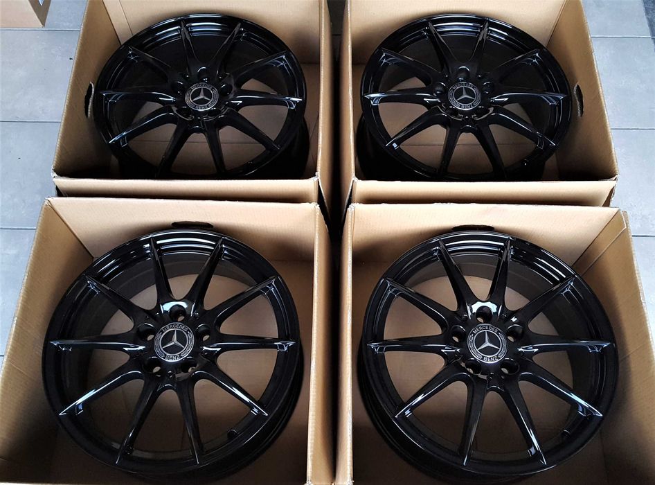 Alufelgi 17 5x112 Mercedes A B C CLA GLA V Vito Viano Czarne ! 260#