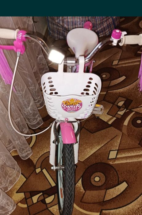 Детский велосипед corso 20 см розовый