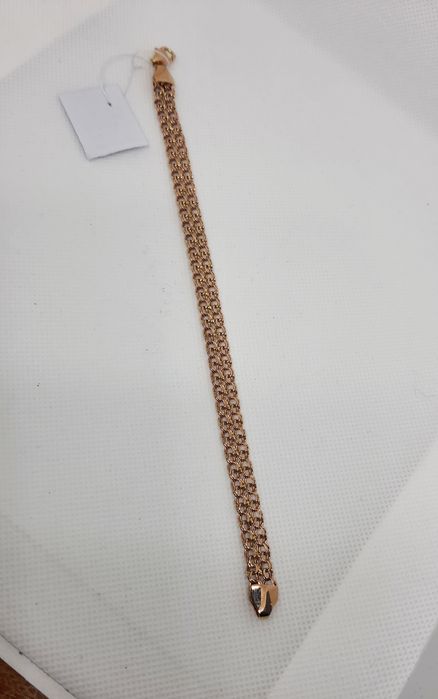 Золотий браслет 585 вага 10,31г укрзолото бісмарк розмір 20 бисмарк