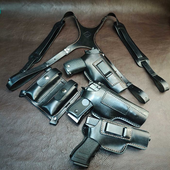 Шкіряна оперативна кобура  ПМ CZ, Форт, АПС, Sig Sauer, H&K, GLOCK