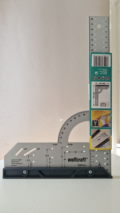Wolfcraft Esquadro de 30 cm
