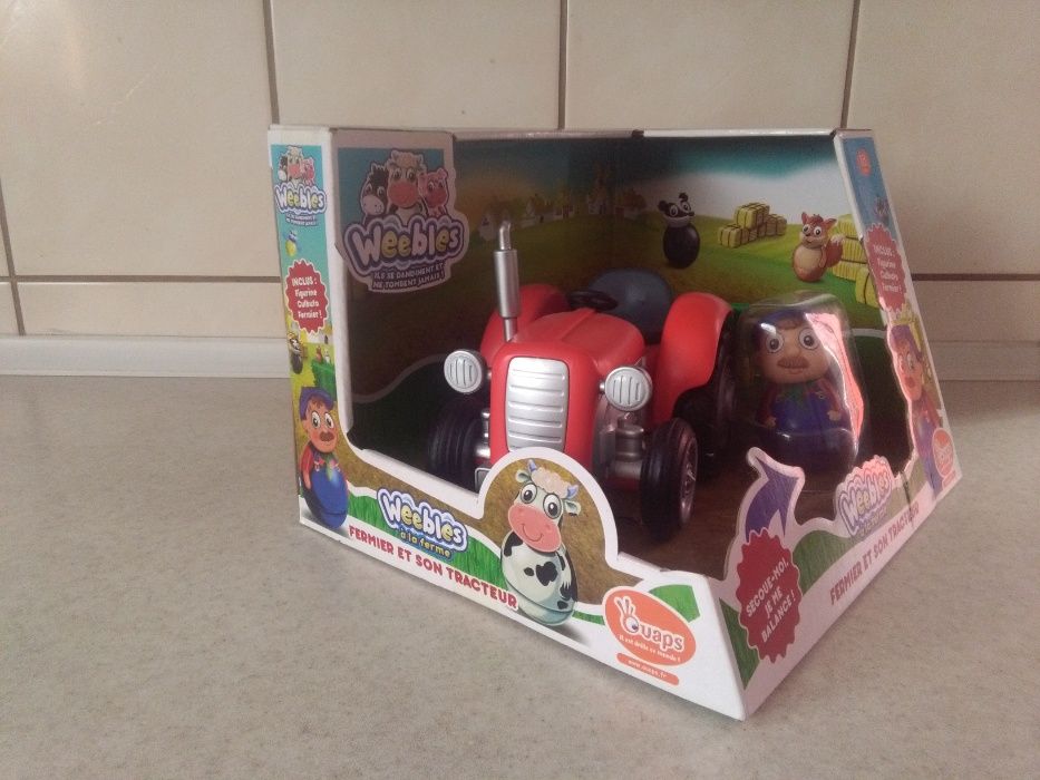 Farmer z traktorem