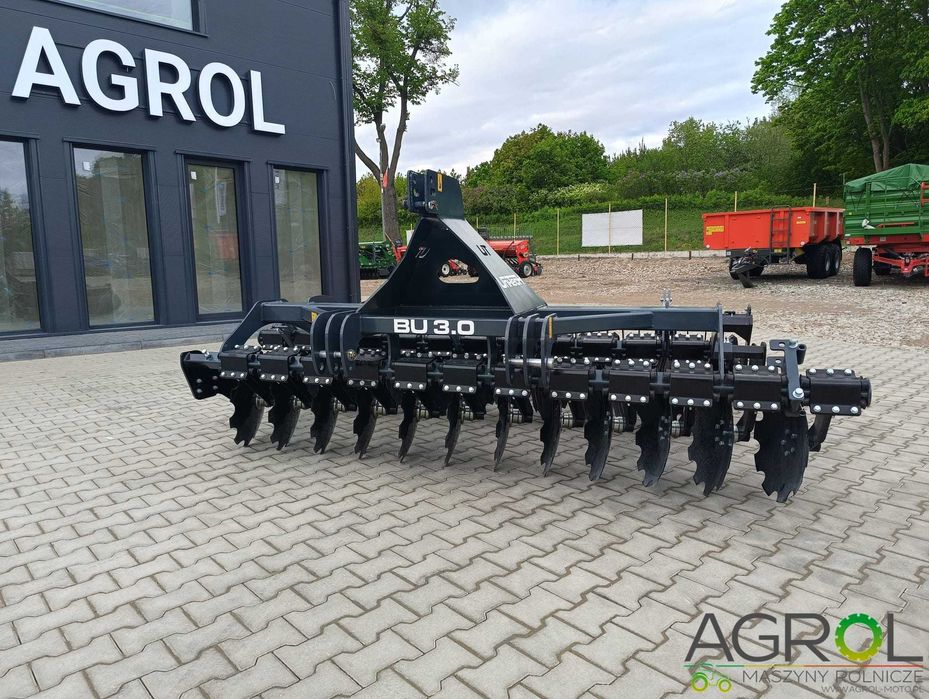 Brona talerzowa agregat talerzówka UNITECH 2.5 - 3m. AGRO FACTORY POL GROM