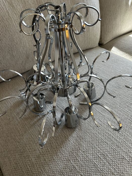 Candelabro de cristal de corrente