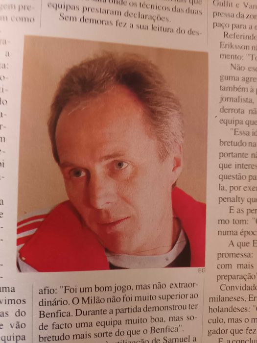 BENFICA -  Revista Sábado - 1990