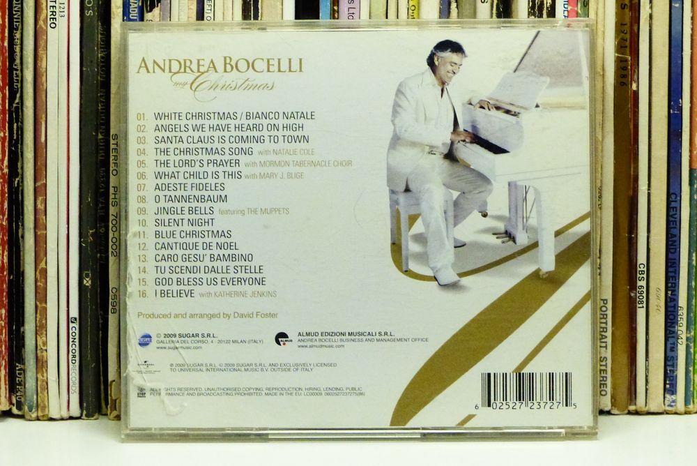 CD Andrea Bocelli - Christmas BDB