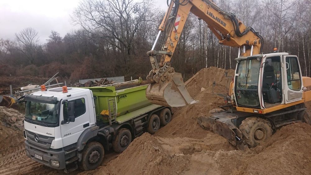 Usługi Koparką, Koparko-ładowarką