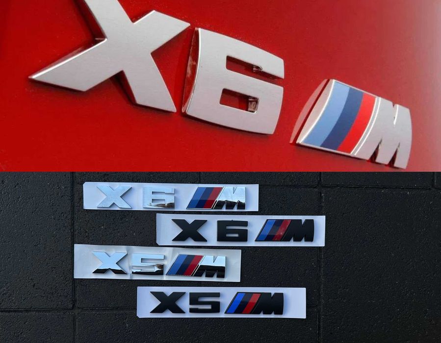 BMW X5M X6M емблема шильдік эмблема шильдик наклейка значок хром БМВ
