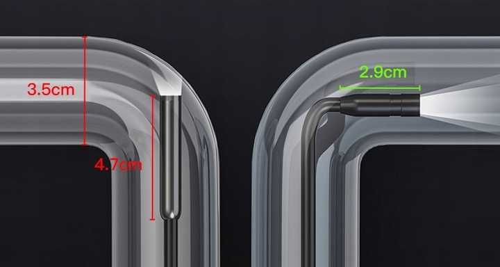 Kamera inspekcyjna warsztatowa endoskopowa 5m do rur silnika FULL HD