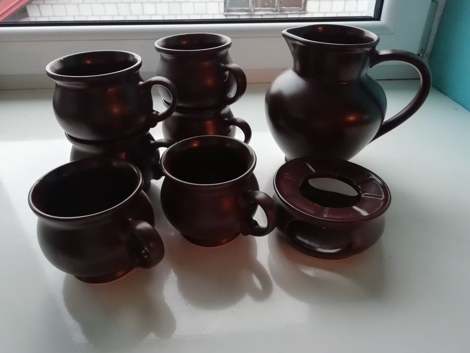 Zestaw prezentowy. Kamionkowy zestaw do grzanego wina dla 6 osób