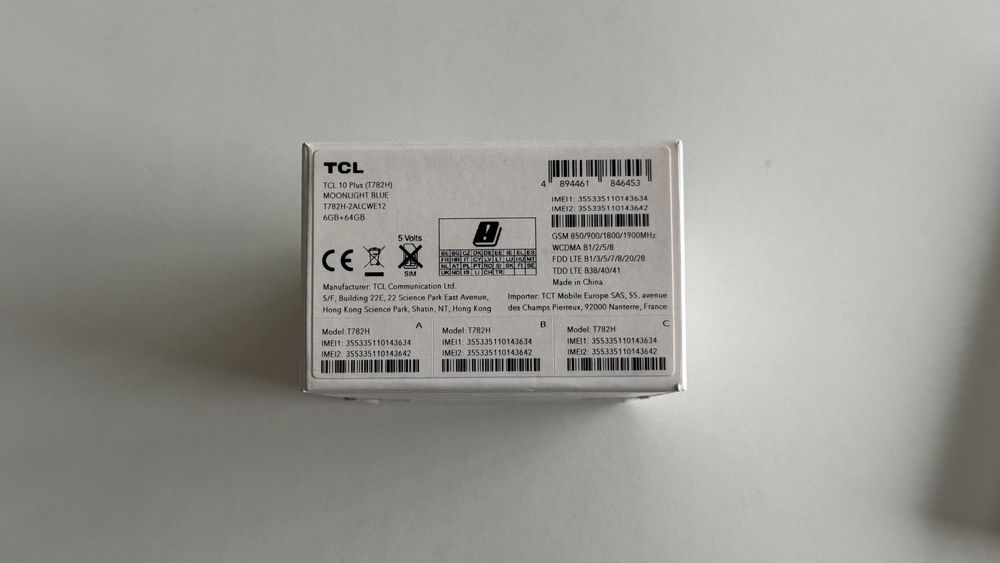 Smartphone TCL 10 Plus (6GB/64GB) - ANDROID - Dual SIM