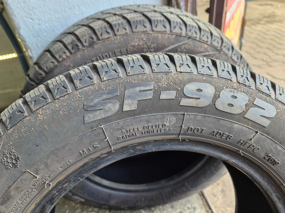 165/70r13 sunfull opony zimowe uzywane 6,5mm bieznik
